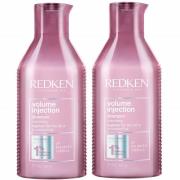 Dúo de champús High Rise Volume Lifting de Redken (2 x 300 ml)