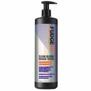 Acondicionador reparador Clean Blonde Damage Rewind de Fudge 1000 ml