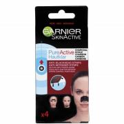 Tiras antipuntos negros para la nariz Pure Active Charcoal de Garnier ...