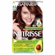 Tinte permanente Garnier Nutrisse (Varios tonos) - 4.3 Dark Golden Bro...