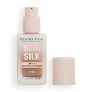 Makeup Revolution Silk Serum Foundation 23ml (Various Shades) - F13.5