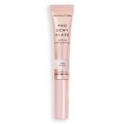 Revolution Pro Dewy Glaze Serum Highlighter 12ml (Various Shades) - Pi...