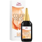 Coloración semi-permanente WELLA COLOR FRESH - Rojo claro/marrón 5.0 (...