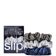 Slip Silk Large Scrunchies (Various Colours) - Midnight