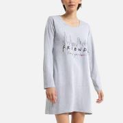 Camisón de manga larga de algodón Friends
