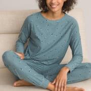 Pijama de manga larga de punto de poliéster reciclado