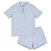 Pijama con short con estampado de cerezas