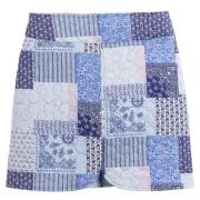 Minifalda con estampado patchwork