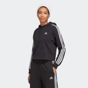 Sudadera crop con capucha Essentials 3-Stripes