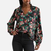 Camisa estampada con hojas