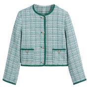 Chaqueta corta de tweed