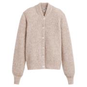 Chaqueta estilo bomber, de alpaca mezclada