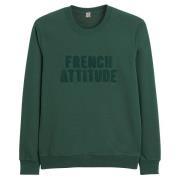 Sudadera bordada cuello redondo French attitude