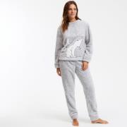 Pijama sherpa oso polar bordado